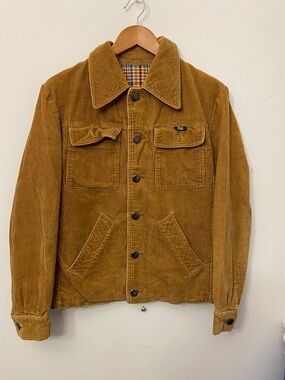 Men's Corduroy Work Jacket - Tan